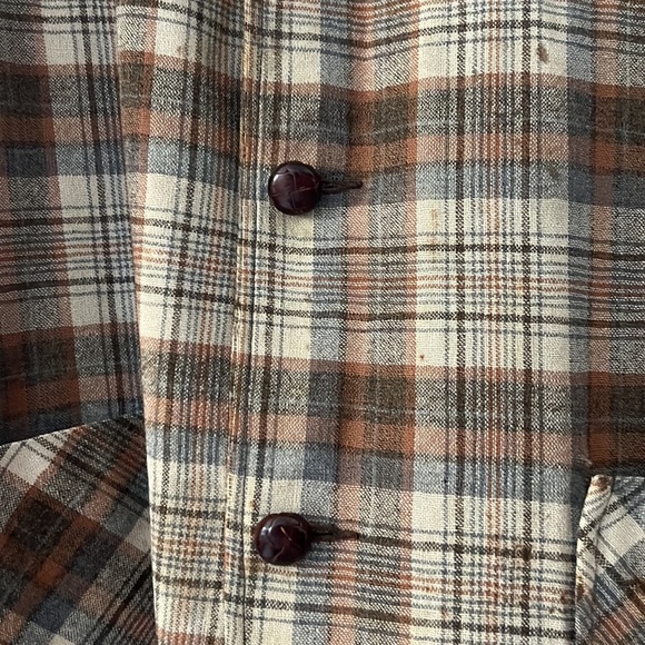 VTG Pendleton Plaid Wool Blazer/Sportcoat Size Medium - Picture 3 of 13